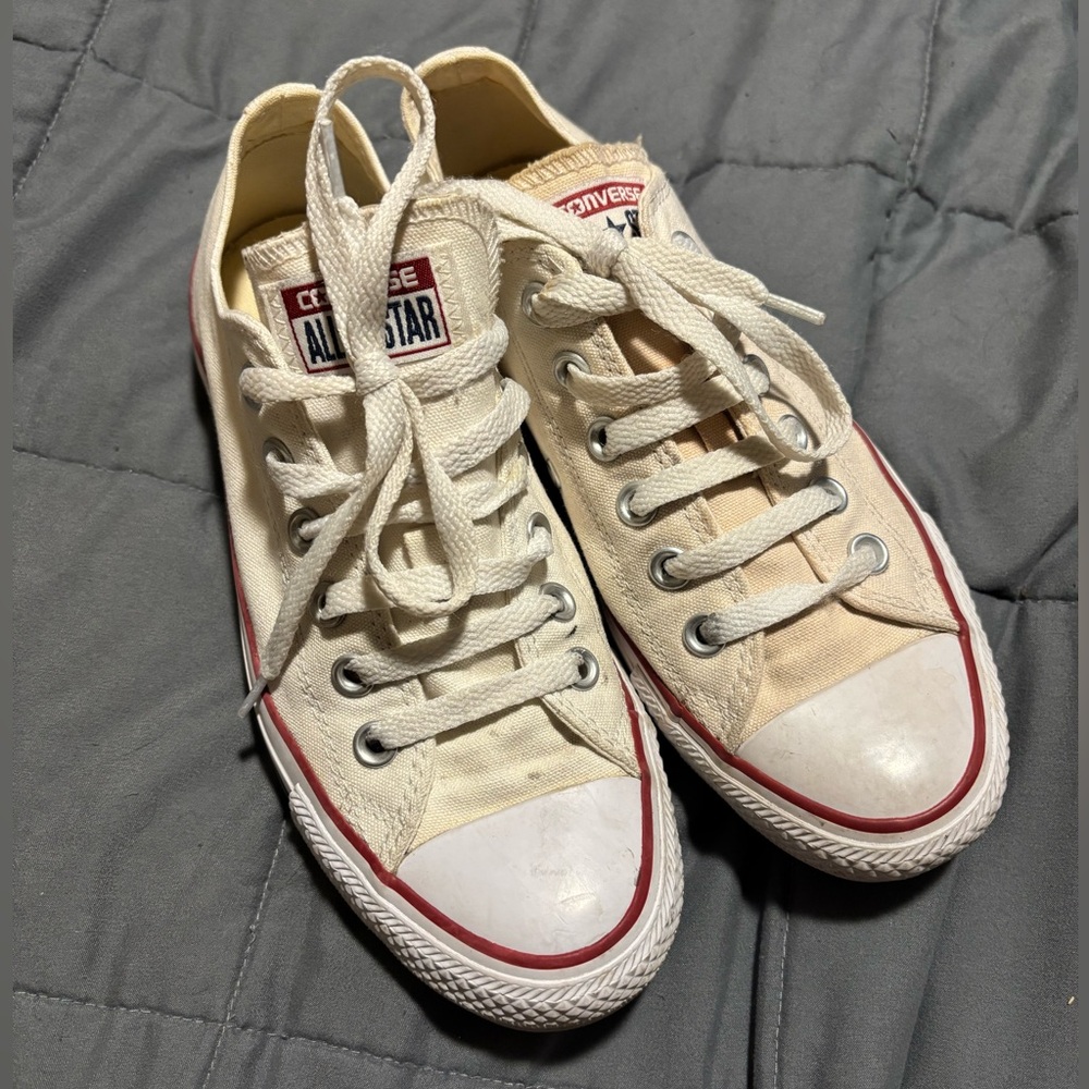 CONVERSE ALL-STAR White Low Sneakers Women’s Size 7